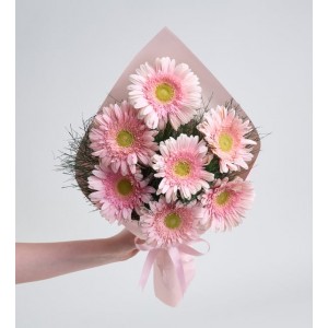 Pembe Gerbera Buketi