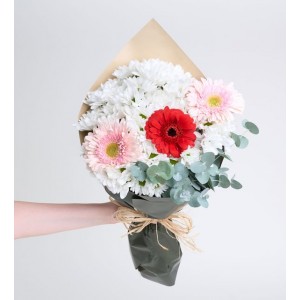 Papatya Ve Gerbera Buketi