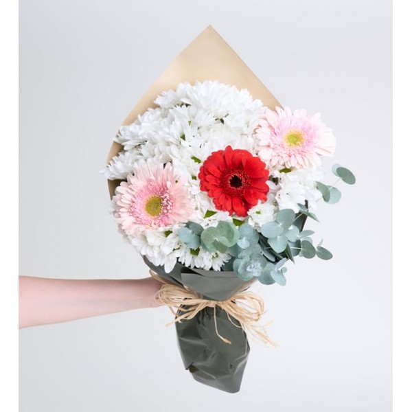 Papatya Ve Gerbera Buketi