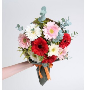 Karışık Gerbera Buketi